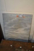 Small grey marble cabinet top