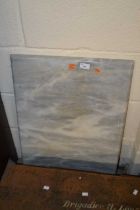 Small grey marble cabinet top