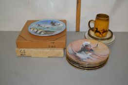 Collection of various modern collectors plates and other ceramics