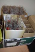 A large quantity of Heineken glasses