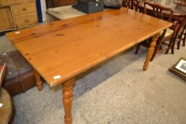 Pine topped kitchen table