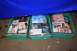 Three boxes of assorted fiction and others