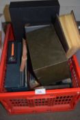 Mixed Lot: Document box, first day covers, stamps etc