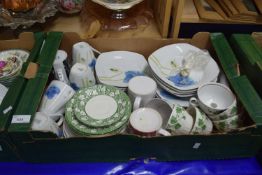 Box of various assorted dinner and tea wares
