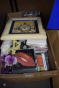 Mixed Lot: CD's, wall clocks etc