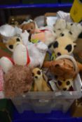 Quantity of assorted soft toys