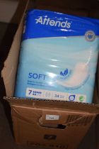 Four packs of pads for bladder weakness