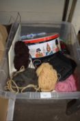 Mixed Lot: Wools, buttons, needlework sundries etc