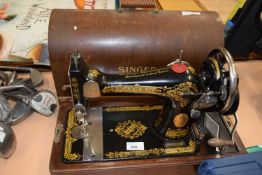 A Singer sewing machine