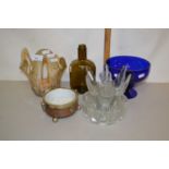 Mixed Lot: Various Art Glass vases and other items