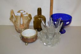 Mixed Lot: Various Art Glass vases and other items