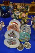 Mixed Lot: Various collectors plates, dolphin ornament etc