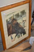 Horse Racing Interest - Photographic print Distant Relative, framed and glazed