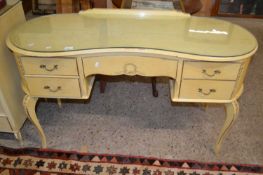 Continental style kidney shaped dressing table