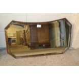 Early 20th Century bevelled wall mirror