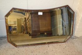 Early 20th Century bevelled wall mirror