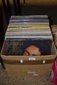 One box of various LP's