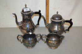 Silver plated tea and coffee set