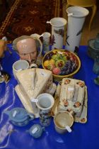 Mixed Lot: Various ceramics to include Portmeirion Botanic Garden vases, Royal Doulton Shakespeare