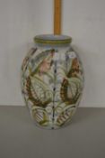 A Denby Glyn Colledge floral decorated vase