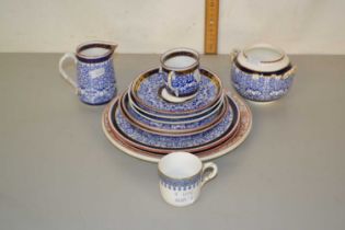 A collection of various Worcester tea and table wares
