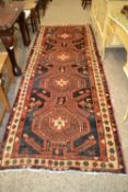 Modern Iranian rug 308 x 115cm
