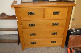Modern oak fire drawer bedroom chest