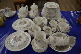 Quantity of Johnson Bros Garden Party tea and table wares