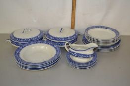 Quantity of Empire ware blue and white table wares