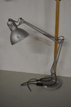 Anglepoise type desk lamp