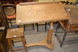 Victorian adjustable reading table