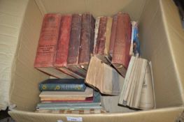 Box of mixed books to include Kellys Directory and others