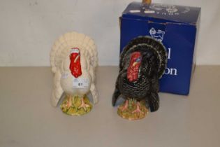 Two Royal Doulton Bernard Matthews models of turkey's