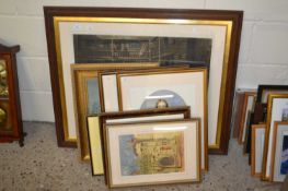 Mixed Lot: Various coloured prints to include coaching print The Olden Time and various others