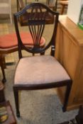 Shield back dining chair