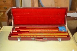 Case of bamboo flutes