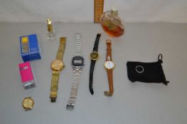 Mixed Lot: Various wristwatches, perfume etc