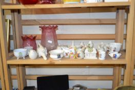 Quantity of assorted Goss and crested wares
