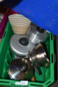 Quantity of assorted saucepans and kitchenalia