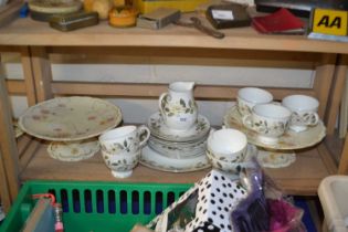 Mixed Lot: Assorted ceramics and tea wares to include Wedgwood Beaconsfield and two floral decorated