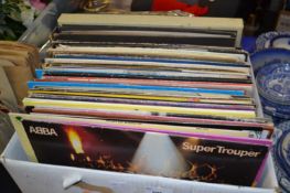 Quantity of LP's to include Abba Super Trooper and others