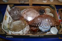 Mixed Lot: Assorted glass ware, ceramics, mugs etc