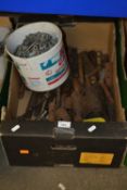 Quantity of assorted tools and chain