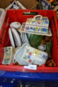 Mixed Lot: Assorted ceramics to include butter dishes, honey pots etc