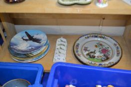 Mixed Lot: Royal Worcester collectors plates, ceramic tea plates and others