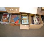 Four boxes of assorted books