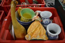 Assorted ceramics, vases, figurines etc