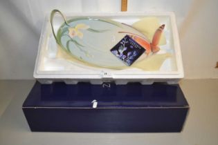 A Franz porcelain butterfly tray