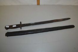 Bayonet in extremely worn condition