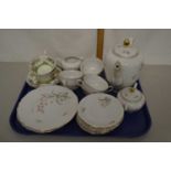 Tray of Bavarian tea wares and other items